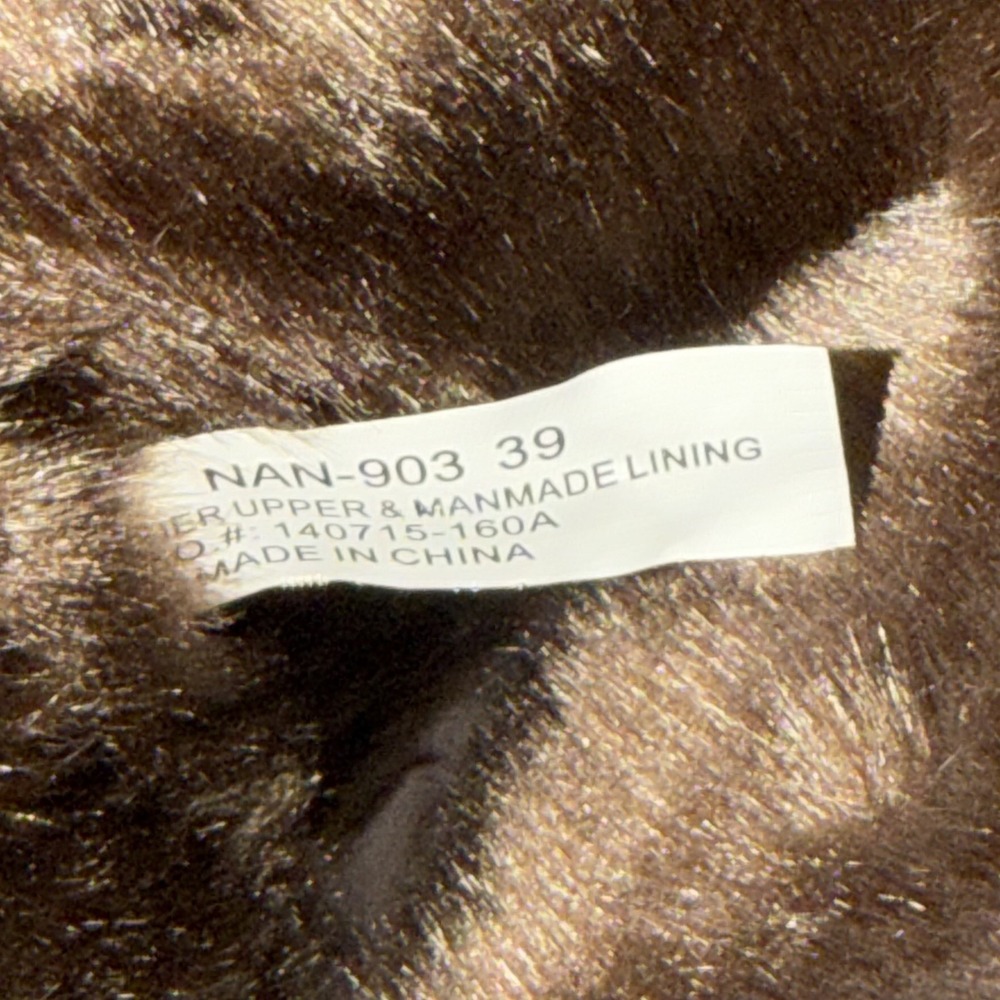 Alegria Nanook Coffee Brown Leather Faux Fur Winter Boot Sz 39 EU 9/9.5 US - Picture 9 of 9